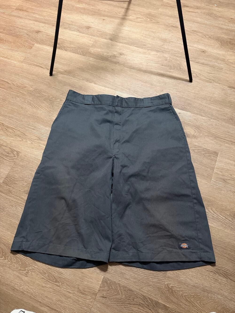 Dickies y2k Loose Fit Shorts Charcoal Gray Utility Skate Workwear Men's Size 40